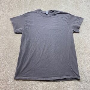Gildan Heavy Cotton Shirt‎ Mens Medium Gray Goat Graffiti Graphic Tee